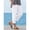 White, variant on Sakmal Cotton Linen Womens Capri Pants Wide Leg Cropped Pants Spring Solid Fashion Women's Capris L