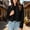 Black, variant on Women's Suede Jacket Stand Collar Button Up Cropped Fit Long Sleeve Shoulder Epaulets Structured Seams Casual Outerwear Layering Essential