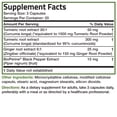 thumbnail image 4 of Bronson Turmeric + Ginger 1950 MG per Serving Antioxidant, Joint Health & Digestion Support with BioPerine, Non-GMO, 60 Vegetarian Capsules, 4 of 4