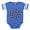Royal Blue, variant on CafePress - Bl_Goth Holly - Cute Infant Baby Football Bodysuit