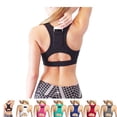 thumbnail image 3 of Mujeres Deporte Sujetador Gimnasio Chaleco Compresión Acolchado Bolsillo para teléfono Correr Entrenamiento Top kenally FS11418-02, 3 of 7