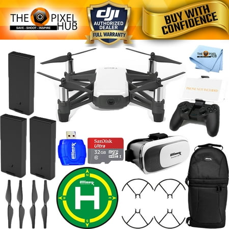 DJI Tello Quadcopter by Ryze Tech With T1d Controller 3 BATTERY KIT NEW IN (Best Quadcopter Frame Kit)