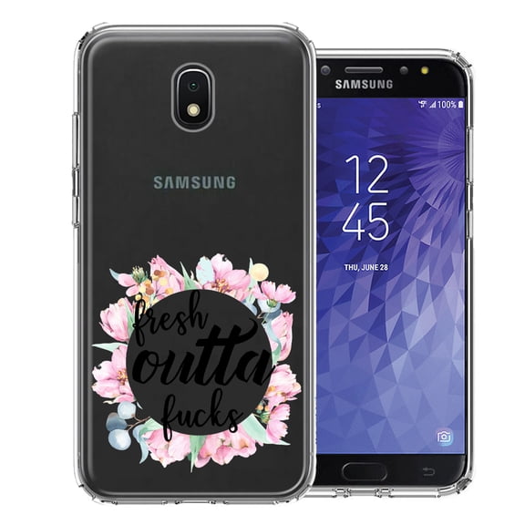 MUNDAZE For Samsung Galaxy J3 Express/Prime 3/Amp Prime 3 Fresh Outta Fs Design Double Layer Phone Case Cover