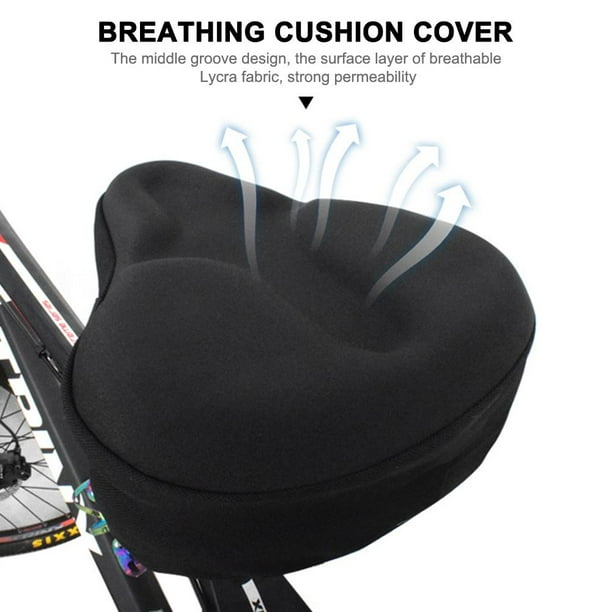 Cojín de bicicleta eléctrica Gel espesado suave y cómodo fundas de asiento de bicicleta