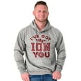 thumbnail image 4 of Funny Science Pun Nerdy Valentines Hoodie Sweatshirt Women Men Brisco Brands S, 4 of 5
