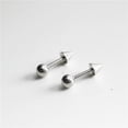 thumbnail image 2 of Minimalist Spike Stud Earrings for Women Men Stainless Steel Cool Tiny Cartilage Helix Tragus 16g Screw Back Piercing Studs Hypoallergenic Sensitive Ears Birthday Jewelry Gifts Bff, 2 of 6