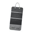 thumbnail image 4 of Bolsa de fieltro para almacenamiento de juguetes de plumas de gato, soporte para juguetes para armario, pared de habitación gris oscuro, 4 of 8