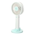 thumbnail image 2 of Zootealy Portable Fans with Base 3 Speeds Adjustable Desktop Fan Mini USB Fan Phone Stand Pen Holder Mirror Function for Office Home Travel Kitchen Desktop, 2 of 8