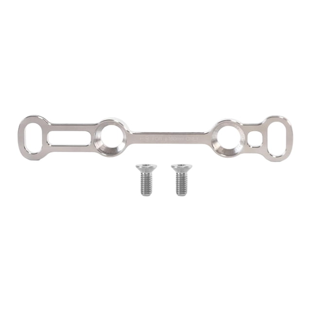 Adaptador de freno de disco para bicicleta de carretera de fácil instalación, pieza de montaje de pinza de aleación de aluminio para Plata 79x13cm