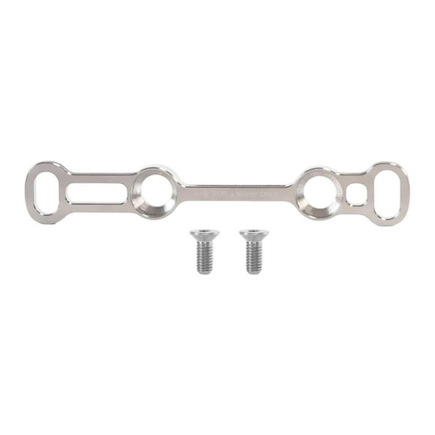 Adaptador de freno de disco para bicicleta de carretera, adaptador de montaje de pinza de freno de disco, montaje de convertidor Plata 79x13cm