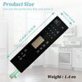thumbnail image 5 of DG96-00850D Switch Membrane Replacement Model, Touchpad Overlay, Compatible with Samsung Stove Oven, Replaces AP7032883, PS16634292, EAP16634292,for NX60A6311SS,NX60A6311SG, 5 of 7