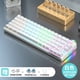 thumbnail image 3 of Teclado mecánico de 68 teclas con cable USB, ergonómico, con conexión en caliente, rojo, azul y marrón, teclado mecánico para juegos con eje intercambiable en caliente, 3 of 5