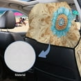 thumbnail image 5 of KUIFORTI Highland Cow Car Seat Covers Cute Girly Car Accessories, Mandala Flower Car Drying Towel, Super Absorbent Workout Towels for Gym Sweat Women, 5 of 8
