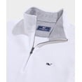 thumbnail image 3 of Suéter vineyard vines Solid Saltwater con cierre cuarto de algodón, 3 of 5