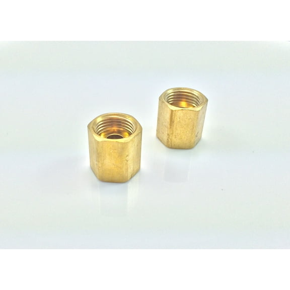 The Stop Shop Inverted Flare Brake Line Union for 3/8" Tube (5/8"-18 threads) (Pack of 2)