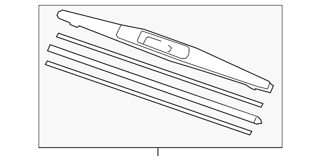 Genuine OE Honda Wiper Blade - 76730-T7A-003