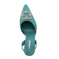 thumbnail image 2 of 035-89 Zapatilla tacón turquesa Cklass 035-89, 2 of 2
