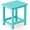 Aruba, variant on Outdoor Side Table for Patio: 16" HIPS Weather - Resistant BAIVAKON Tables Set of 2 - Small Square End Tables for Backyard Pool Porch Balcony - Indoor Outdoor Double Layer Table Grey