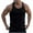 Black, variant on WWV Men's Tank Top Sleeveless Crewneck Solid Color Blouse Summer Stylish Loose Fit Fitness Athletic Tops Black L