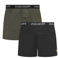 thumbnail image 1 of Lyle & Scott Mens Woven Boxer Shorts (Pack of 2), 1 of 3