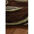 thumbnail image 4 of Trio Brinlee Chocolate Area Rug 5x7 Transitional Contemporary Indoor Design, 4 of 6