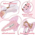 thumbnail image 4 of Hair Clips for Baby Girls Hair Bows - 2nd Birthday Baby Hair Clips Pink Bow Glitter Baby Bows, Toddler Hair Accessories Pink Bows for Hair, 4 of 7