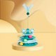 thumbnail image 3 of Pet Toy Cat Toy With Feather Bell Cat Turntable Ball Toy Kitten Teasing Cat Interactive Toy, 3 of 4
