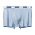 thumbnail image 2 of IAJDKMEK Men's Boxer Briefs - Mid-Rise Breathable Underwear for Men, Skin-Friendly Thin Fabric Mens Underwear, Soft Boxer Briefs for Daily Wear,Blue 4XL, 2 of 3