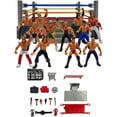 thumbnail image 1 of Mini Wrestling Figure Playset, Wrestler Warriors Toys With Square Ring & Accessories, Fun Miniature Fighting Action Figures Gift For Kid Boys, 1 of 5