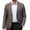 Black White Houndstooth, variant on Men's Suit Jacket Lightweight Breathable Casual Sport Coat Blazer Two Button