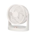thumbnail image 1 of Ventilador de escritorio portátil con batería integrada, ajuste de dirección de 110°, 3 velocidades y rejilla frontal desmontable, ideal para un verano fresco y silencioso., 1 of 6