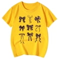thumbnail image 3 of Yiyuu Girls Graphic Tee Leopard Bow Print Short Sleeve Round Neck T Shirt, Sizes 3-13, 3 of 3