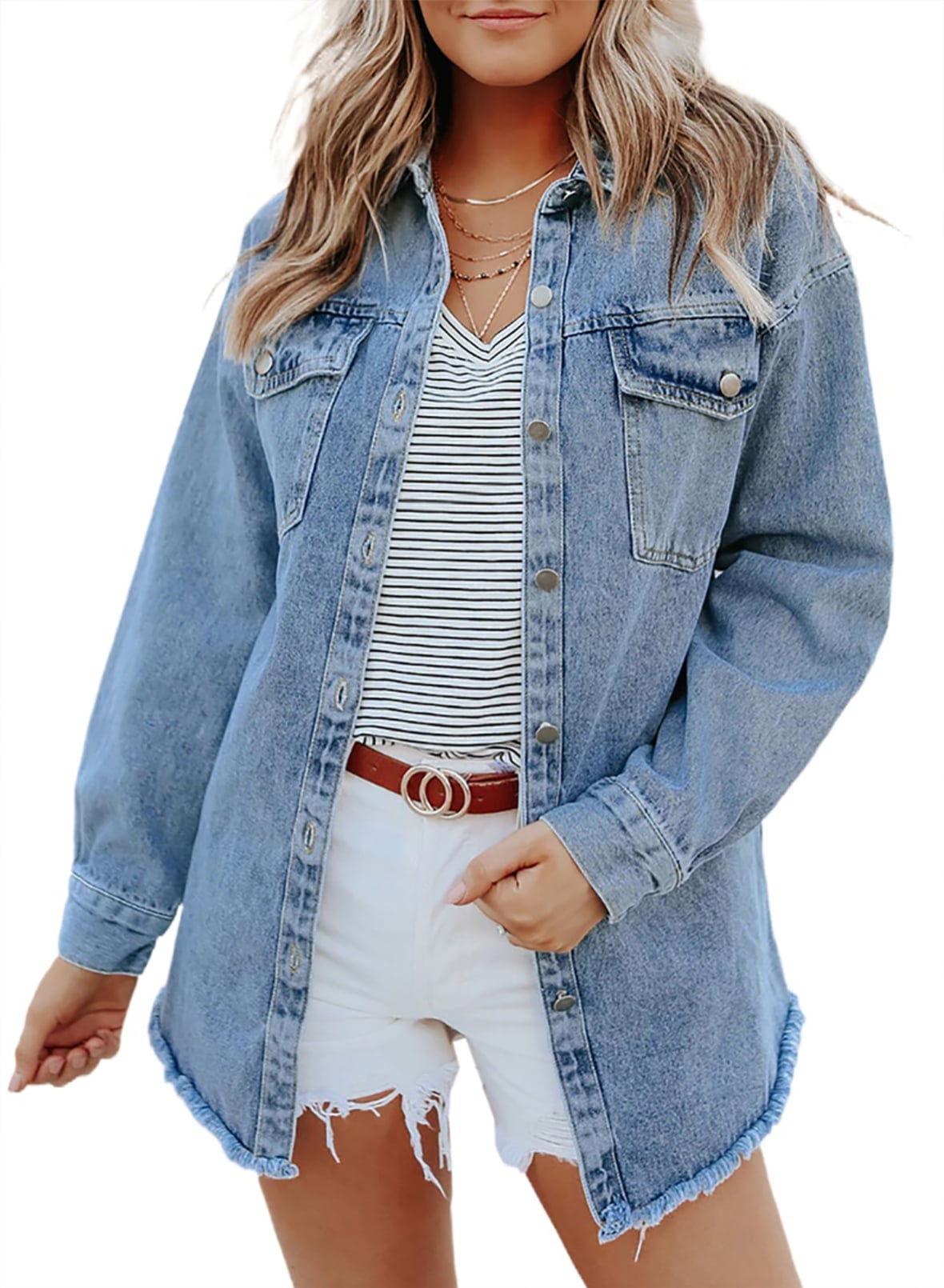 soft petite denim jacket