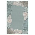 thumbnail image 1 of Trans-Ocean Importe RVI80763894 Tapis d'Intérieur et d'Extérieur Liora Manne Riviera Reef Border 7 Pi 10 Po x 9 Po - Aqua, 1 of 1