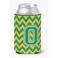 thumbnail image 1 of Letter O Chevron Green & Gold Can or Bottle Hugger, 1 of 1