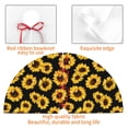 thumbnail image 4 of Sikiie Sunflower 6 30-48 inches {designName} Print Christmas Tree Skirt Snowman Xmas Tree Skirt with Edge Christmas Decorations for Holiday Party30", 4 of 7