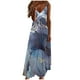 thumbnail image 2 of Puntoco Vestidos Mujer Verano Mujer Verano Casual Estampado V-Cuello Sin Mangas Vestido De Correa, 2 of 5