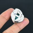 thumbnail image 4 of Apatite Heart Gemstone Ethnic 925 Sterling Silver Jewelry Adjustable Ring VJ 852, 4 of 4