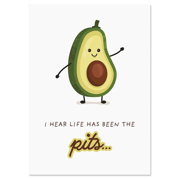 Current Avocado Friendship Card, Single Card with Envelope