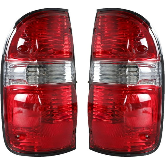 Genrics Tail Lights Assembly Replacement for Toyota Tacoma 2001-2004 Driver and Passenger Side Rear Brake Lamps