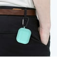 thumbnail image 4 of For Airpods 3 & Airpods 3rd Gen Silicone Case, AirPods 3 Case with Keychain, Njjex Shockproof Protective Premium Silicone Cover Skin for Apple Airpods 3rd Generation 2021 -Turquoise, 4 of 9