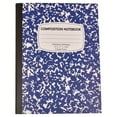 thumbnail image 1 of ZTTD Composition Notebook College Ruled 1 Pack, 200 Pages (100 Sheets), 9-3/4 x 7-1/2, Notebooks for Home, Office Supplies, Notebooks for Work, College Ruled Notebook (Blue), 1 of 1