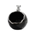 thumbnail image 2 of Bear Figurine Storage Box Bear Statue Key Holder Organizer Collection Animal Sculpture Trinket Storage Box for Office Table Party Decoration Black Silver Edge, 2 of 8