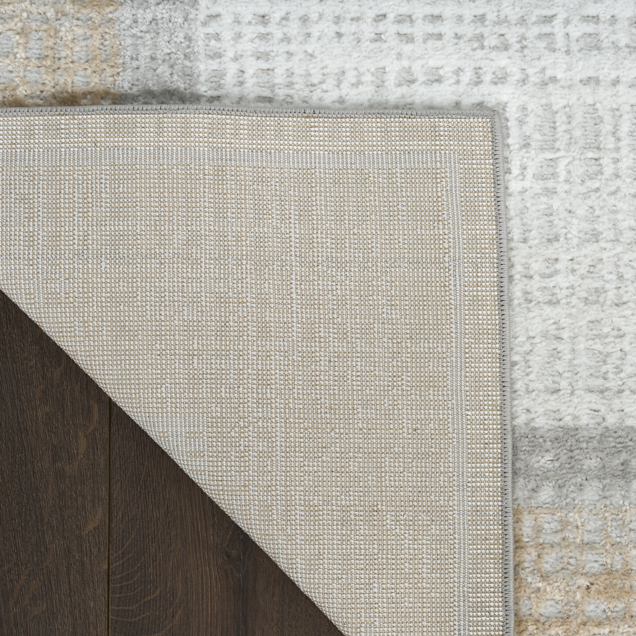 Nourison Dekor 7'10" x 9'10" Grey Modern Indoor Rug