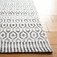 thumbnail image 3 of SAFAVIEH Marbella Scarlett Diamond Area Rug, Ivory/Black, 6' x 9', 3 of 8