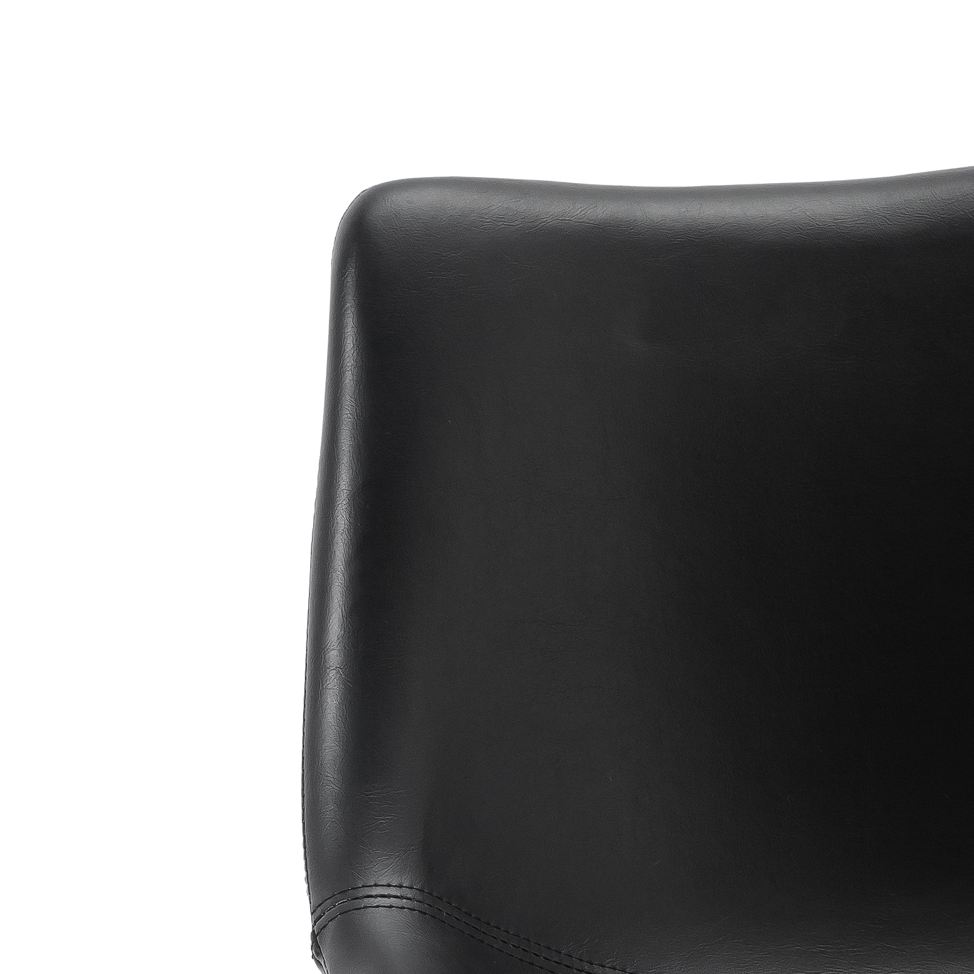 Dining Chairs Set of 2 Bar Stool 30",PU Leather,Black