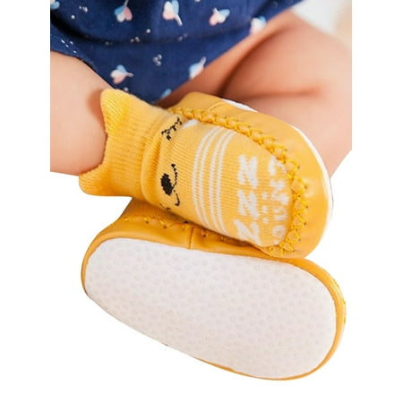

Weefy Baby Kid Toddler Girl Boy Shoes Unisex Anti-Slip Socks Shoes Slipper Soft Sock