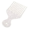 thumbnail image 5 of Unique Bargains Wide Tooth Hair Pick Comb Hair Styling Tool for Men Women White 4.8 Inch, 5 of 7