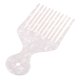 thumbnail image 5 of Peine de diente ancho Unique Bargains para cabello afro plástico blanco, 5 of 7