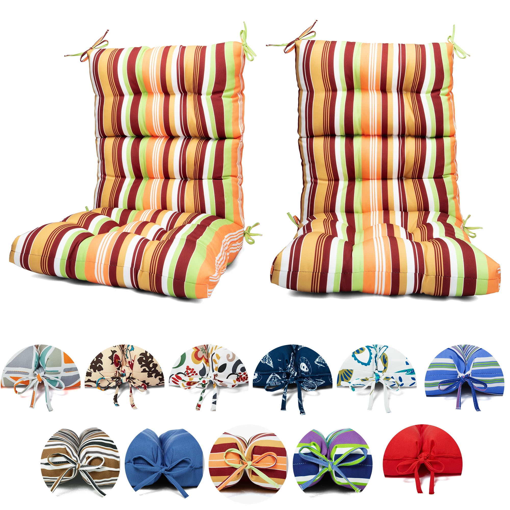 High Rebound Foam Chair Cushion, Onepiece Chair Cushion Thicken High Back Chair Pad for Home